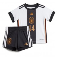 Echipament fotbal Germania Jamal Musiala #14 Tricou Acasa Mondial 2022 pentru copii maneca scurta (+ Pantaloni scurti)
